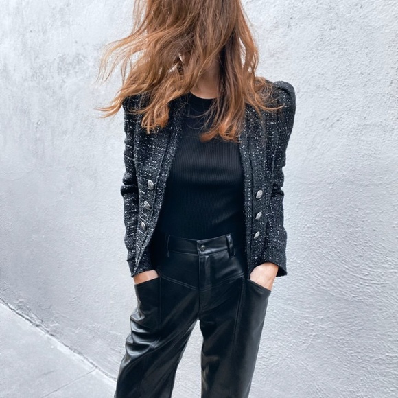 Decjuba 2 Mina Textured Jacket Blazer 